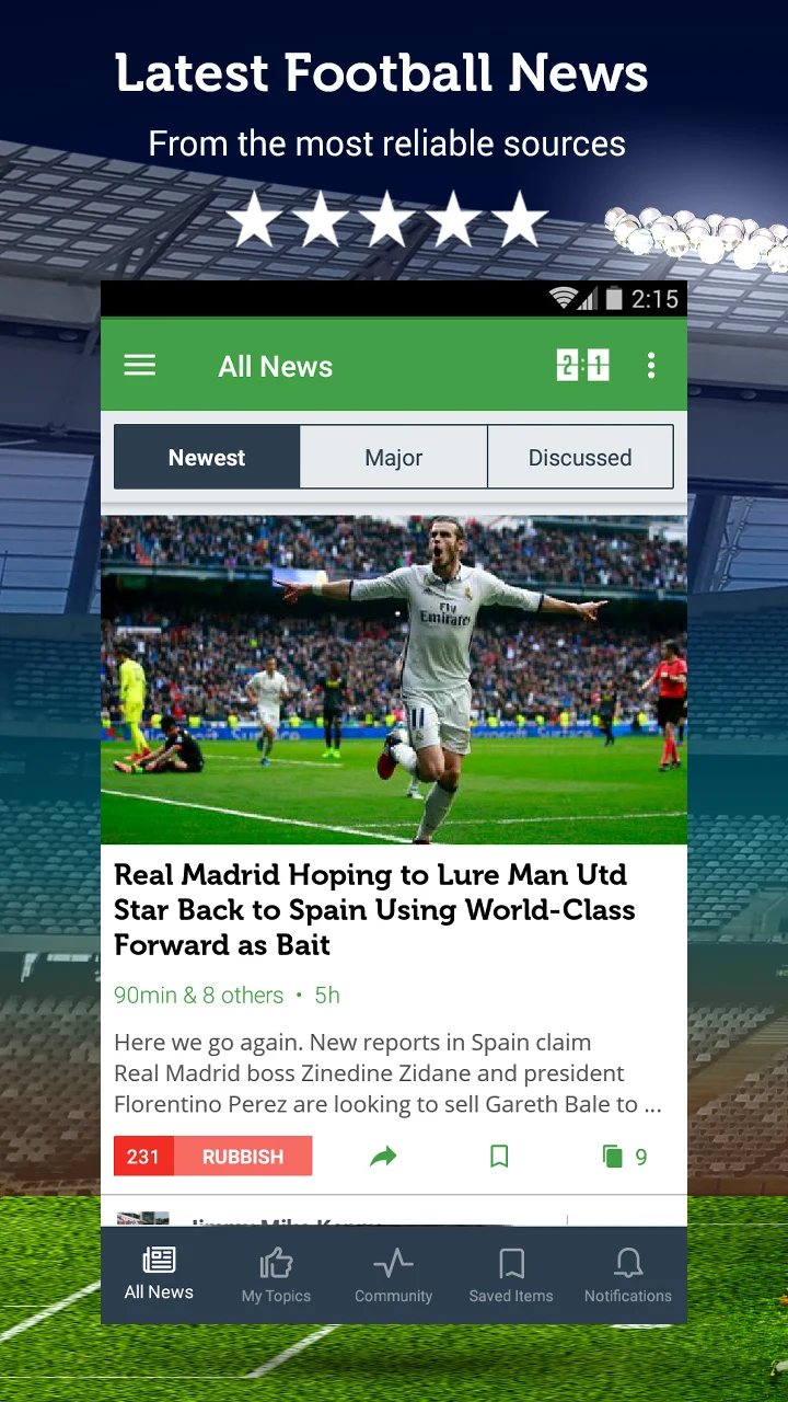 Football News: Soccer Updates screenshot